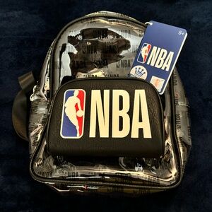 NWT NBA clear mini backpack